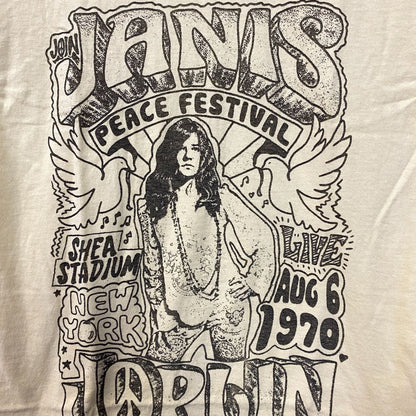 Janis Joplin Peace Festival Shea Stadium '70 T-Shirt Small