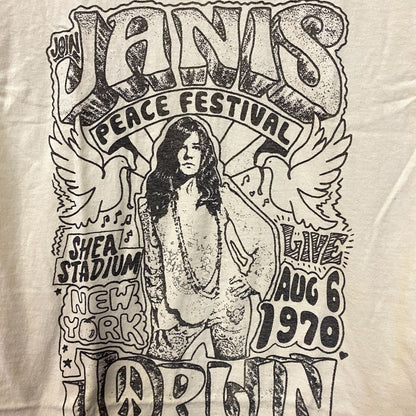 Janis Joplin Peace Festival Shea Stadium '70 T-Shirt Small