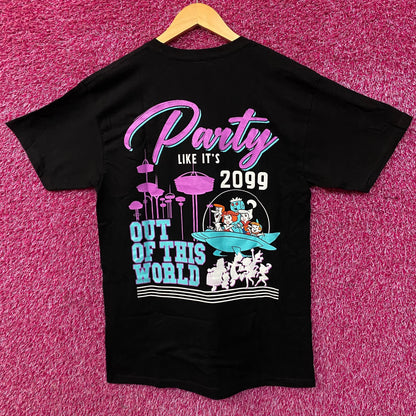 The Jetsons "Out Of This World" Glow In The Dark Graphic T-Shirt Medium