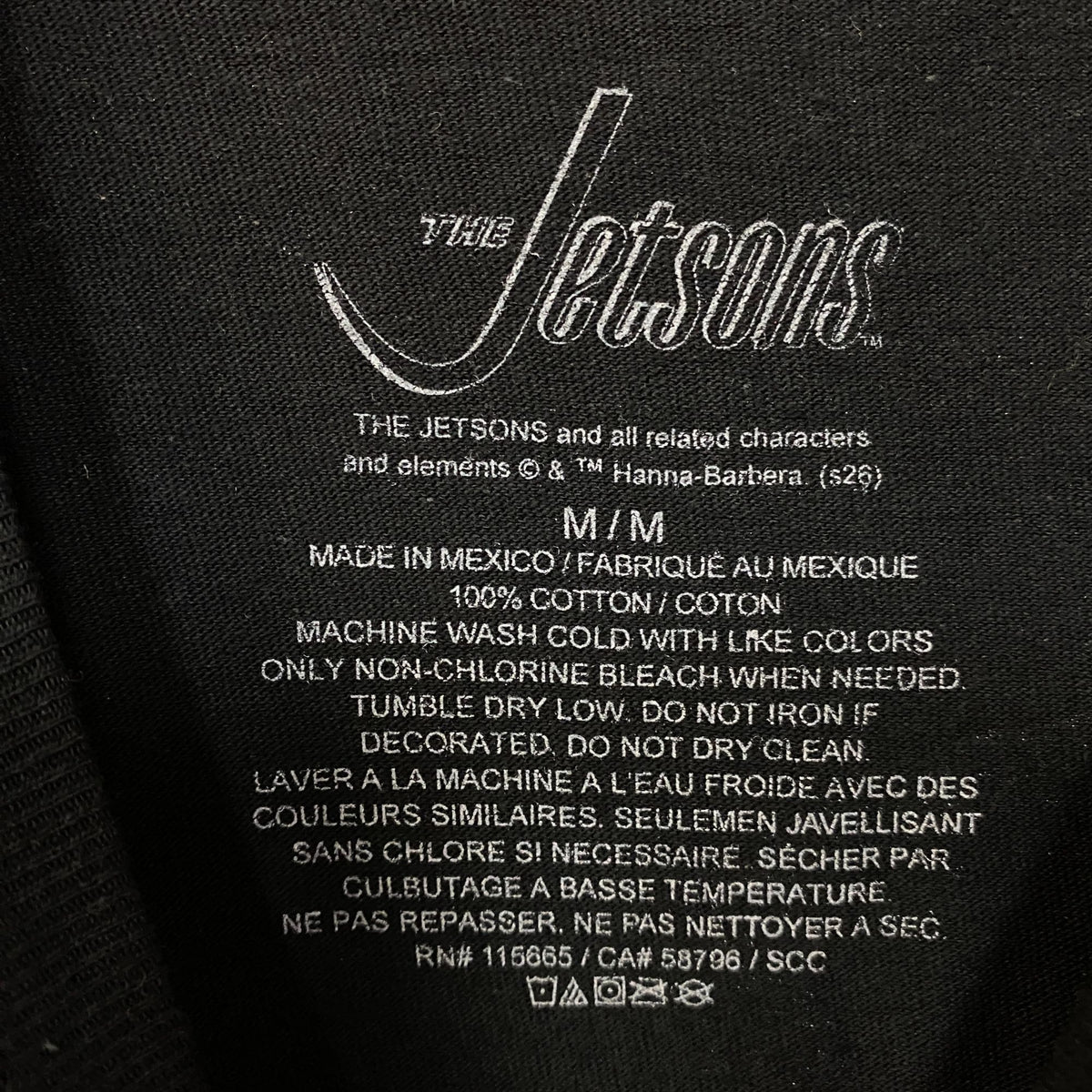The Jetsons "Out Of This World" Glow In The Dark Graphic T-Shirt Medium