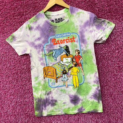 Black Matter Let's Call The Exorcist Tie Dye T-Shirt Extra Small