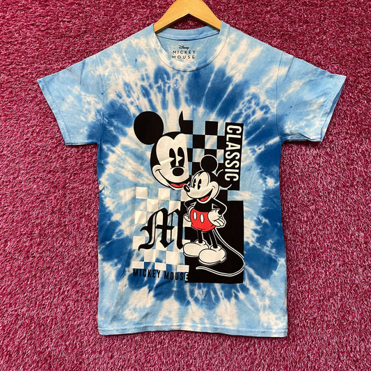 Disney Mickey Mouse Classic Tie Dye T-Shirt Small