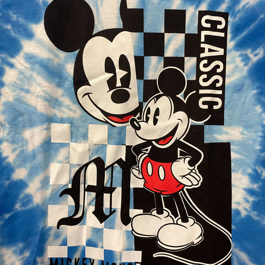 Disney Mickey Mouse Classic Tie Dye T-Shirt Small