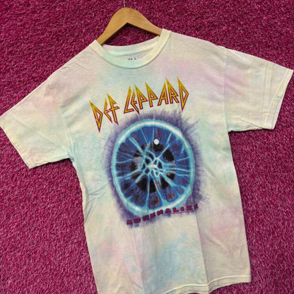 Def Leppard Adrenalize tiedye Rock Tshirt size medium