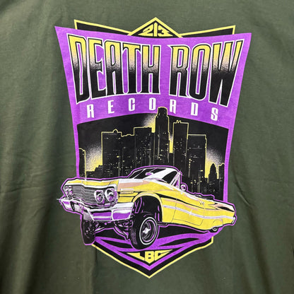Death Row Records 213 LBC Skyline Low Rider Hip Hop Tee XL