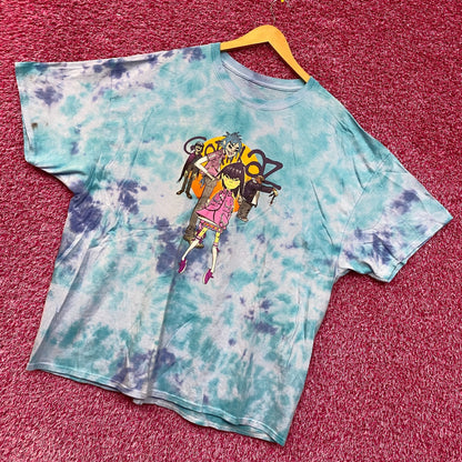 The Gorillaz Phase 1 Celebrity Take Down Rock Tie Dye 3X