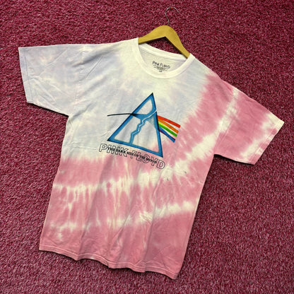 Pink Floyd The Dark Side of The Moon Classic Rock Tie Dye L