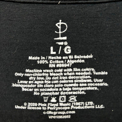 Pink Floyd Dark Side of the Moon Psychedelic Rock Bleach Dye L