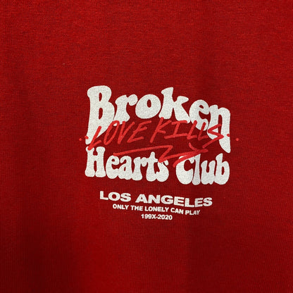 Broken Hearts Club Love Kills Long Sleeve Tshirt size Large