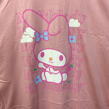 Sanrio My Melody Kawaii Strawberry Fields Forever Sanrio Tee Size XL