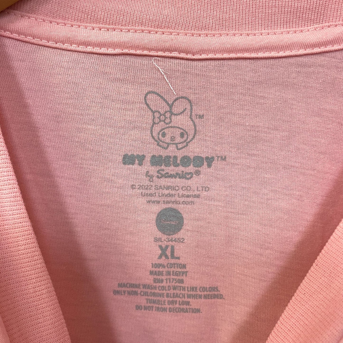 Sanrio My Melody Kawaii Strawberry Fields Forever Sanrio Tee Size XL