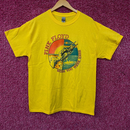 Junk Food Pink Floyd "Wish You Were Here" Graphic T-Shirt Large
