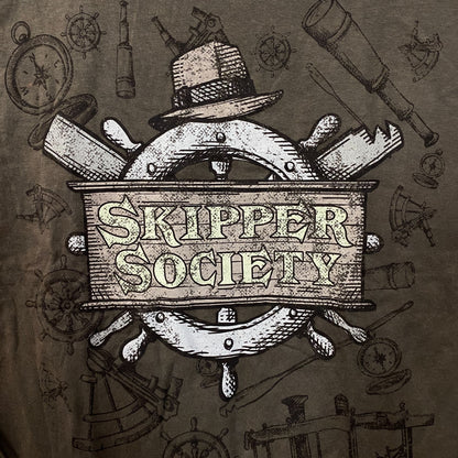 Disney Cruise Line "Skipper Society" Graphic T-Shirt Medium