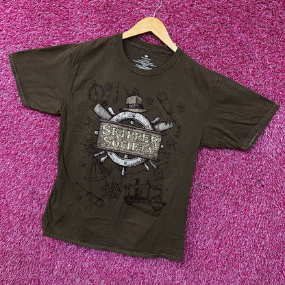 Disney Cruise Line "Skipper Society" Graphic T-Shirt Medium