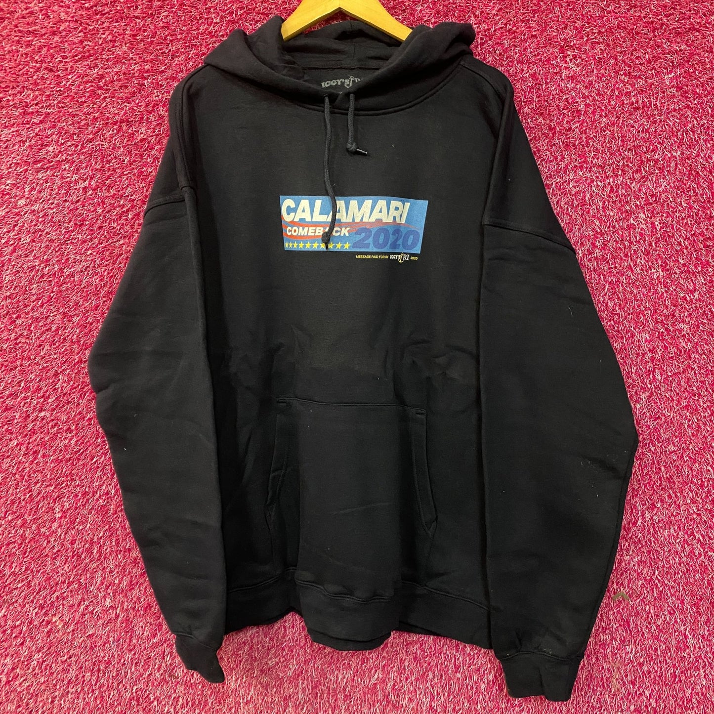 Iggy's Calamari Comeback 2020 Graphic Print Hoodie XXL