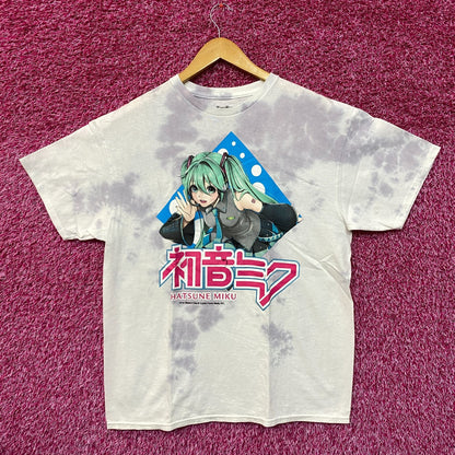 Hatsune Miku Vocaloids Virtual Anime Singer Tie Dye M/L