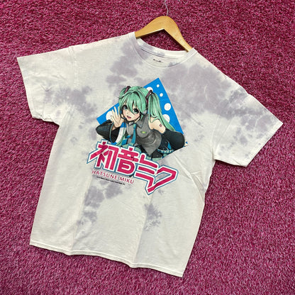Hatsune Miku Vocaloids Virtual Anime Singer Tie Dye M/L