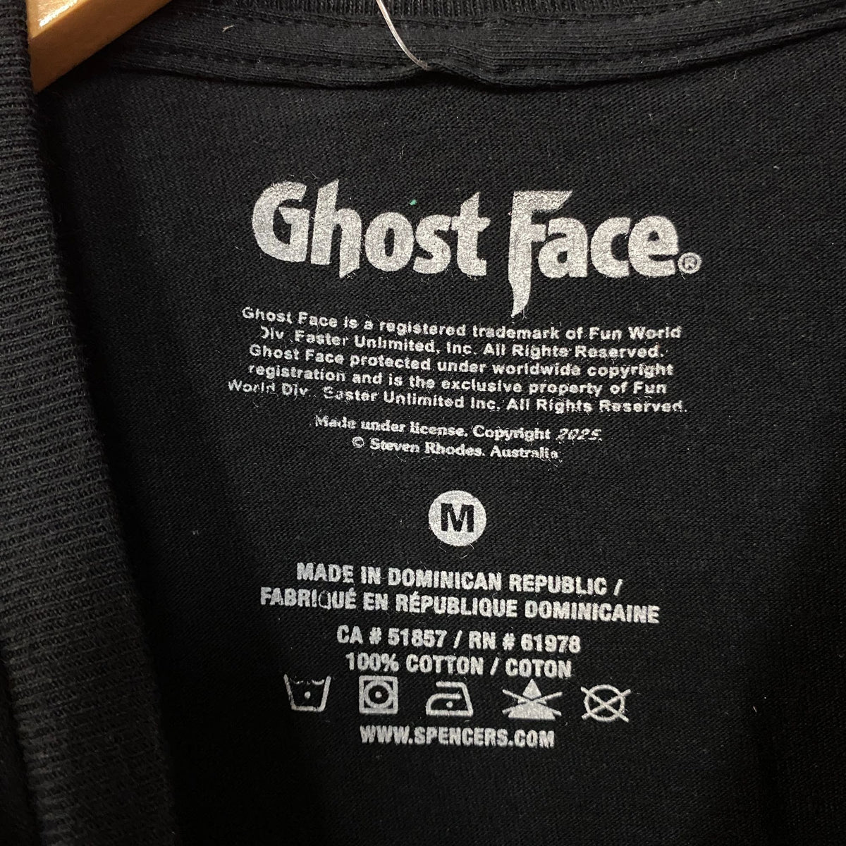 Ghost Face Ready or Not Here I Come! Horror Tshirt size Medium