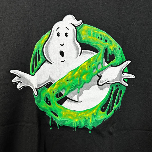 Ghostbusters Slimer Ooze Inspired Movie Ghost Logo Tee L
