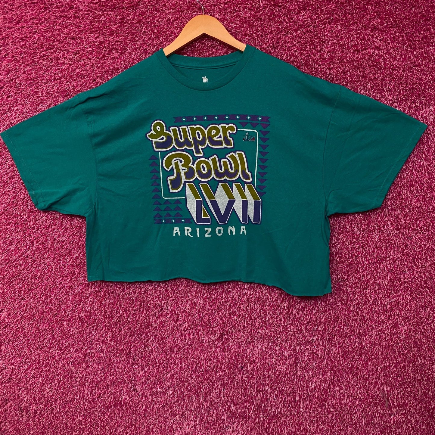 Super Bowl LVII Arizona Battle in the Desert Crop Shirt 2XL