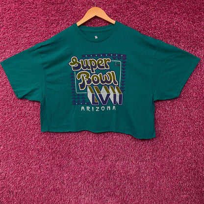 Super Bowl LVII Arizona Battle in the Desert Crop Shirt 2XL
