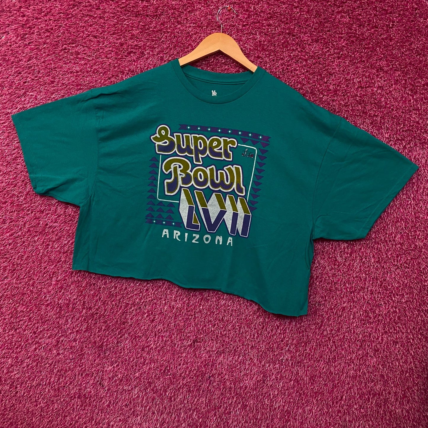 Super Bowl LVII Arizona Battle in the Desert Crop Shirt 2XL