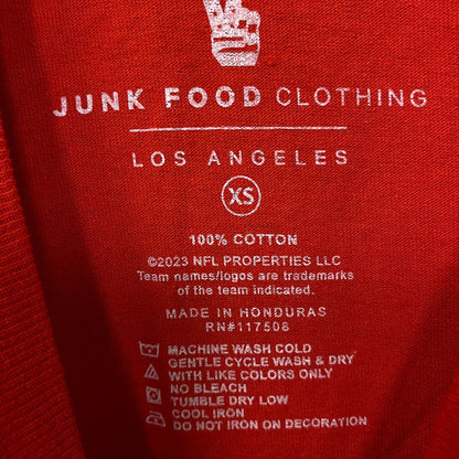Junk Food Clothing Kansas City Chiefs Run Back Flea Market Tee XS