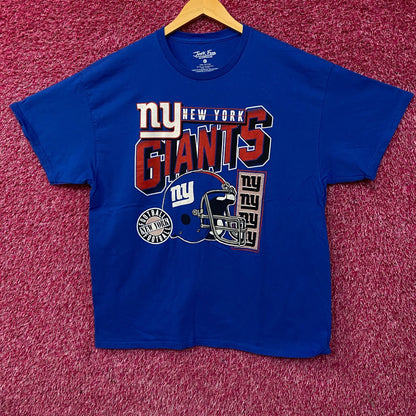 Junk Food Clothing New York Giants Checkdown Flea Market Tee Large