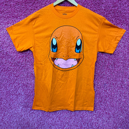 Charmander Big Face Anime Character Nintendo Pokemon Tee M