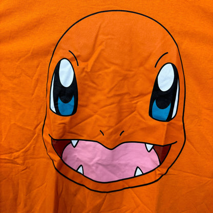Charmander Big Face Anime Character Nintendo Pokemon Tee M