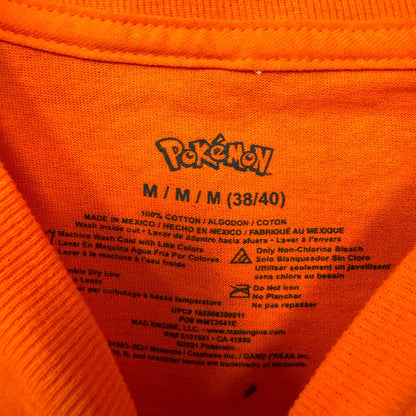 Charmander Big Face Anime Character Nintendo Pokemon Tee M