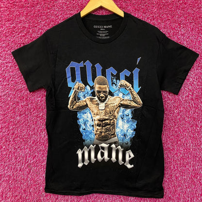 Gucci Mane Hip-Hop Fire Poster T-Shirt Small