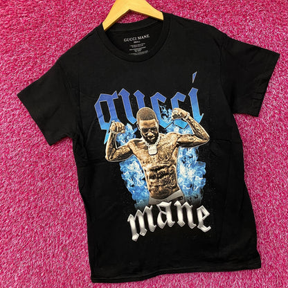 Gucci Mane Hip-Hop Fire Poster T-Shirt Small