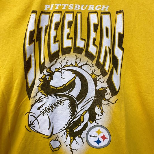 Junk Food Clothing Pittsburgh Steelers Breakthrough T-Shirt XL