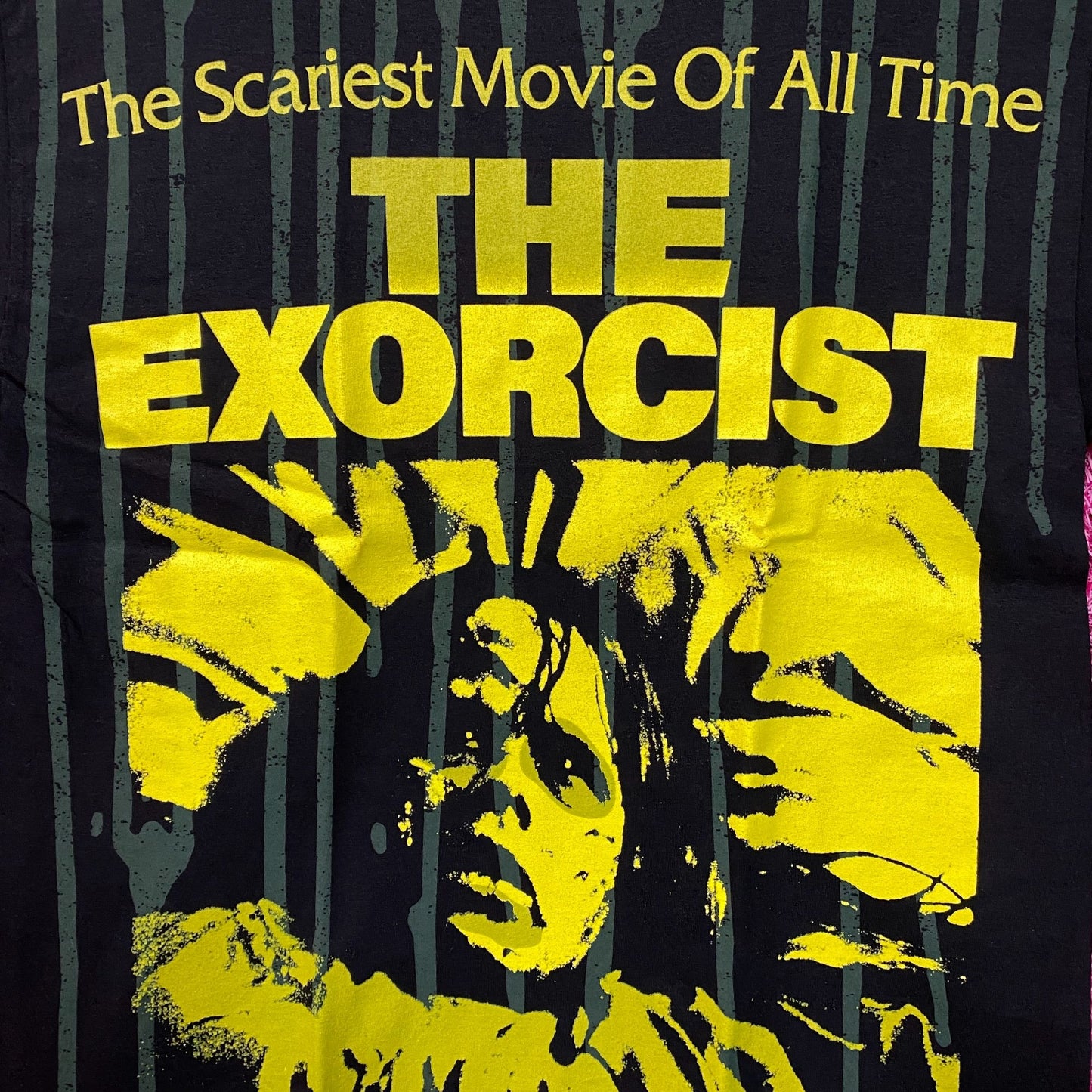 The Exorcist Bed Drip Wash The Scariest Movie Of All Time T-Shirt Medium