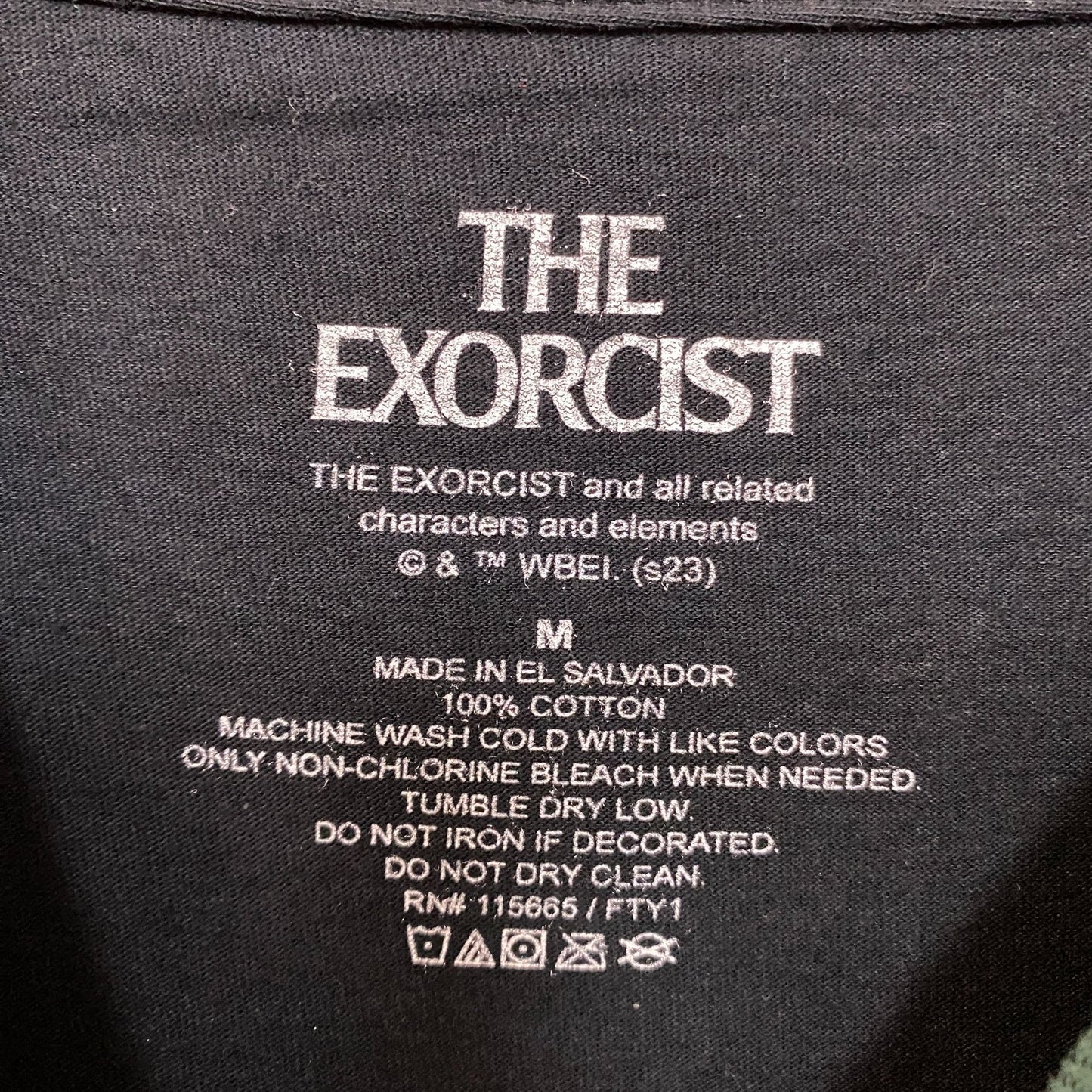 The Exorcist Bed Drip Wash The Scariest Movie Of All Time T-Shirt Medium