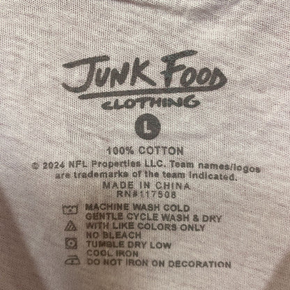Junk Food Clothing NFL San Francisco 49ers Football Cropped Sleeveless T-Shirt Large