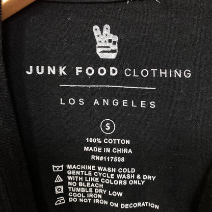 Junk Food Clothing Chevy Trucks Built To Stay Graphic Crop Tee Small