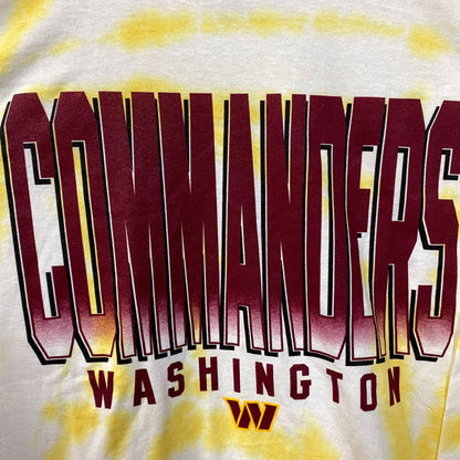 NFL AFC Washington Commanders Tie-Dye long Sleeve Shirt Large