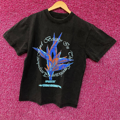 UPRISERS Paradise Find Beauty In The Imperfection Everywhere T-Shirt Small