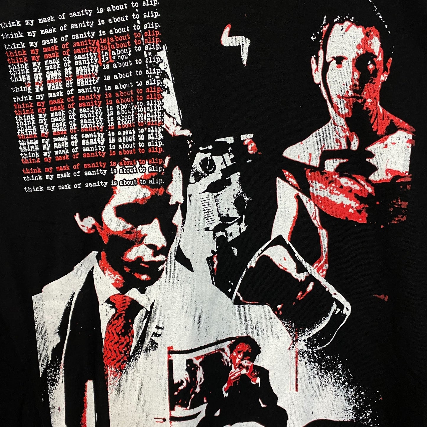 American Psycho  Patrick Bateman Movie Graphic T-Shirt Medium