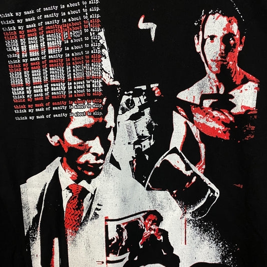 American Psycho  Patrick Bateman Movie Graphic T-Shirt Medium