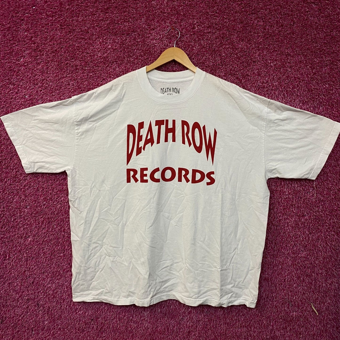 Death Row Records Logo Graphic T-Shirt 4XL