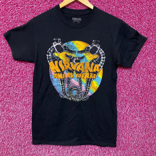 Nirvana Come as You Are Nevermind Seahorse Grunge Tee S