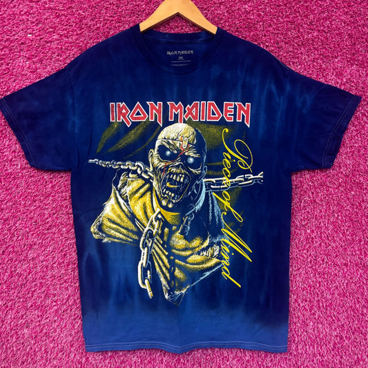 Iron Maiden Piece of Mind Heavy Album Art Metal Tie Dye M
