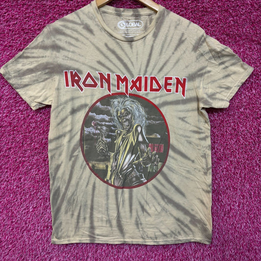 Iron Maiden Killers Tie Dye Rock Tshirt size Small