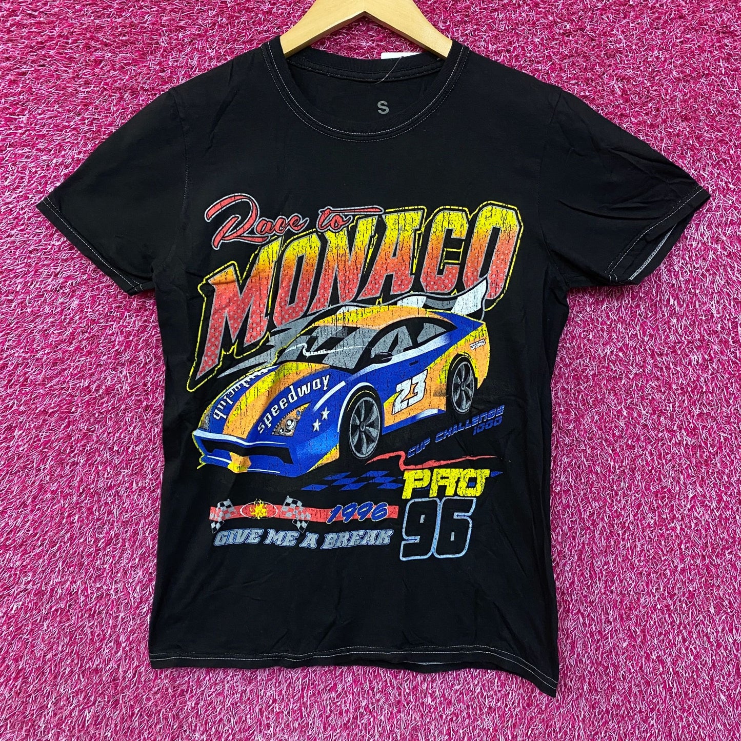 Race to Monaco Pro 96 Cup Challenge 1000 Racing Car Tee Small