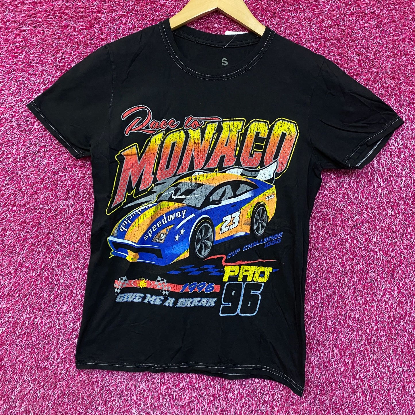 Race to Monaco Pro 96 Cup Challenge 1000 Racing Car Tee Small