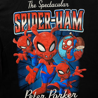 Marvel The Spectacular Spider-Ham Peter Porker Retro Comic Shirt Large