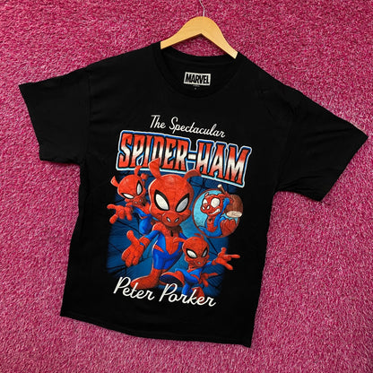 Marvel The Spectacular Spider-Ham Peter Porker Retro Comic Shirt Large